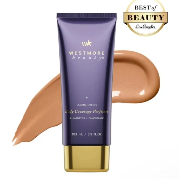 WESTMORE Beauty Body Coverage Perfector Golden Radiance Blend & Blur Body Brush - Picture 2 of 9